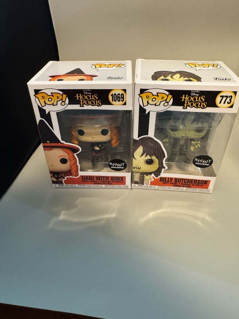 Funko Pop! Disney Hocus Pocus Set: Dani with Binx #1069 and Billy Butcherson #77